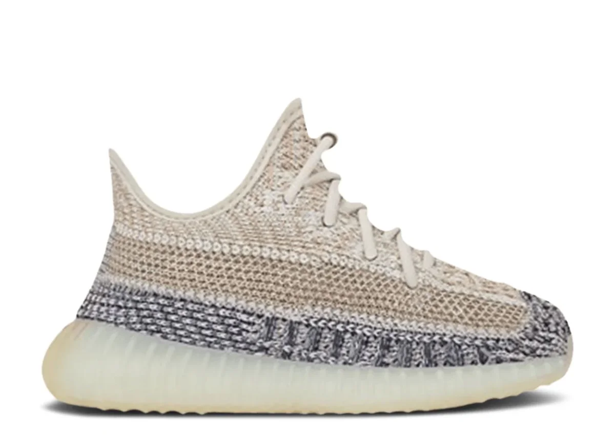Adidas Yeezy Boost 350 V2 Ash Pearl (Infants) – Image 2