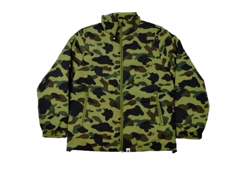 Bape Premium Happy New Year Puffer Jacket (SS22) Green – Image 2