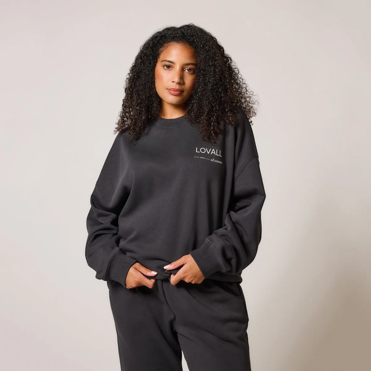 ALL SZN organique Sweat à Capuche Oversize Style 3 - Shadow – Image 6
