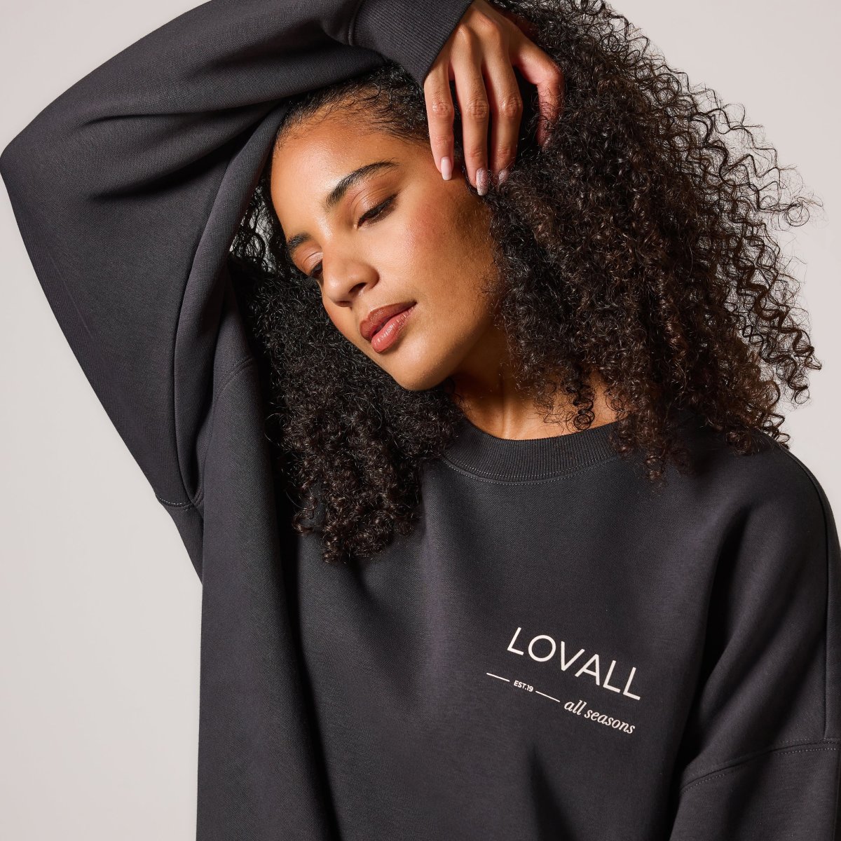 ALL SZN organique Sweat à Capuche Oversize Style 3 - Shadow – Image 5