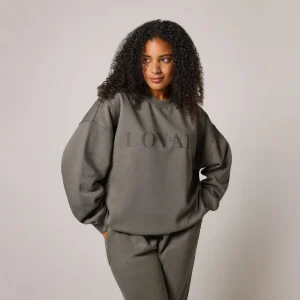 ALL SZN organique Sweat à Capuche Oversize Style 4 - Slate Green