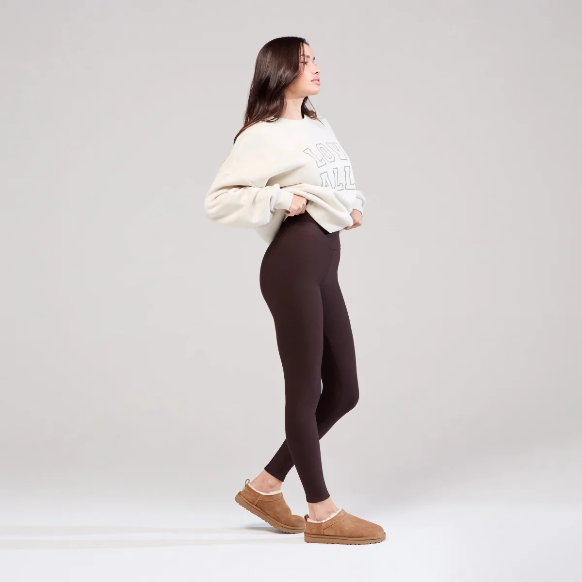Heavyweight Oversized Sweatshirt Varsity - Ecru – Image 7