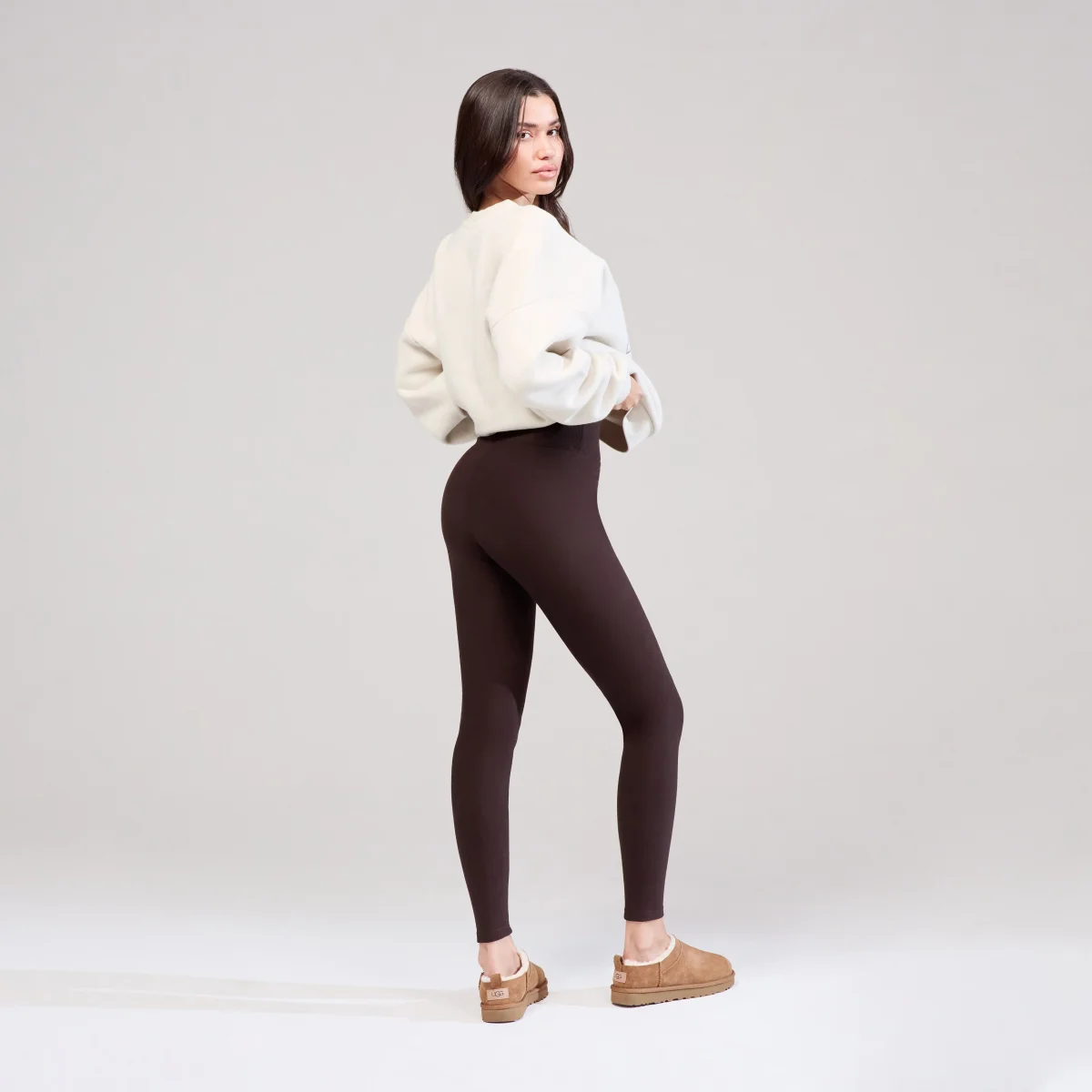 Heavyweight Oversized Sweatshirt Varsity - Ecru – Image 4