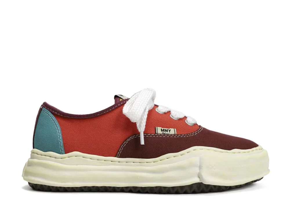 Maison Mihara Yasuhiro Baker OD OG Sole Canvas Low Orange – Image 2