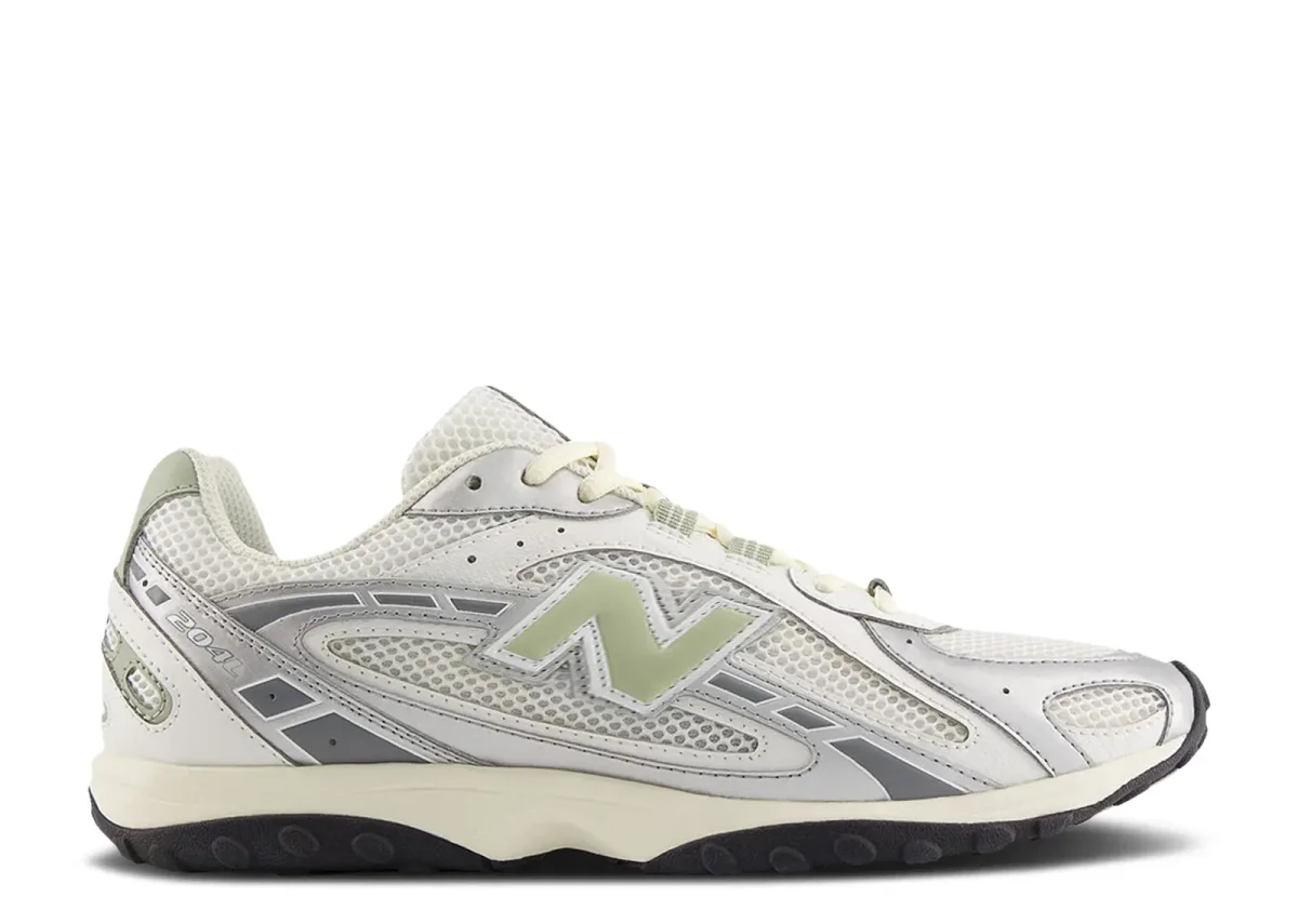 New Balance 204L Silver Metallic Sage Green – Image 2