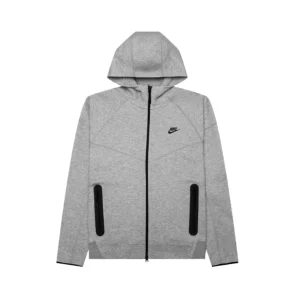 Nike Sportswear Tech Fleece Full-Zip Hoodie Heather Grey/Black