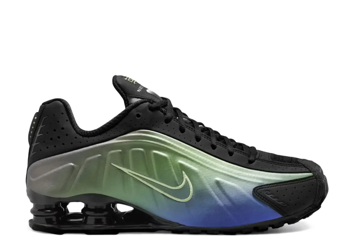 Nike Shox R4 Sapphire Light Liquid Lime – Image 2