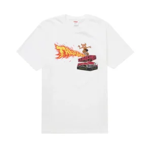 Supreme Thrasher Back Tail Tee White