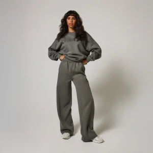 ALL SZN pantalon de jogging bio à jambes larges - Slate Green