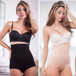 SLIM PANTIES 360 NOIR + BEIGE