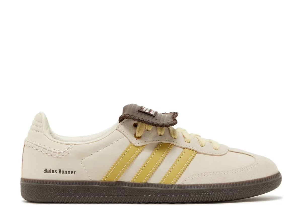 Adidas Samba Nylon Wales Bonner Ecru Tint Yellow – Image 2